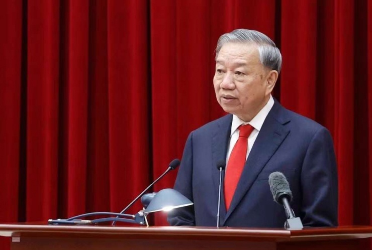 Tổng Bí thư, Chủ tịch nước Tô Lâm phát biểu chỉ đạo. Ảnh: TTXVN