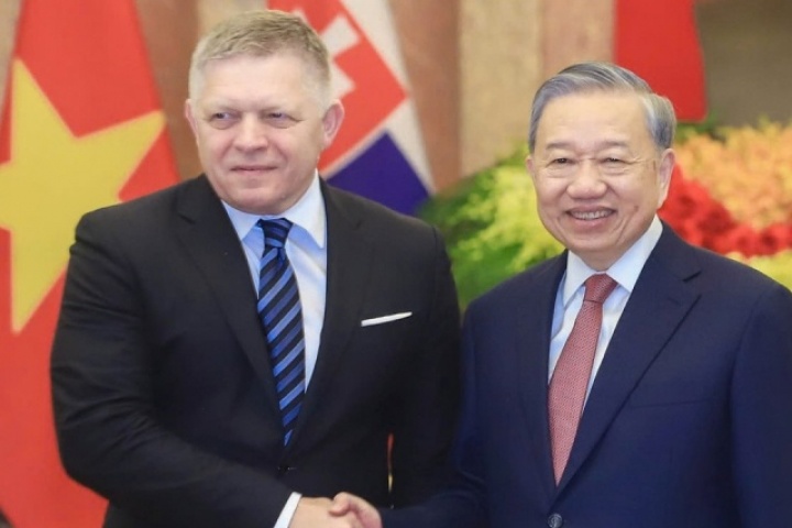 Tổng Bí thư, Chủ tịch nước Tô Lâm tiếp Thủ tướng Slovakia Robert Fico