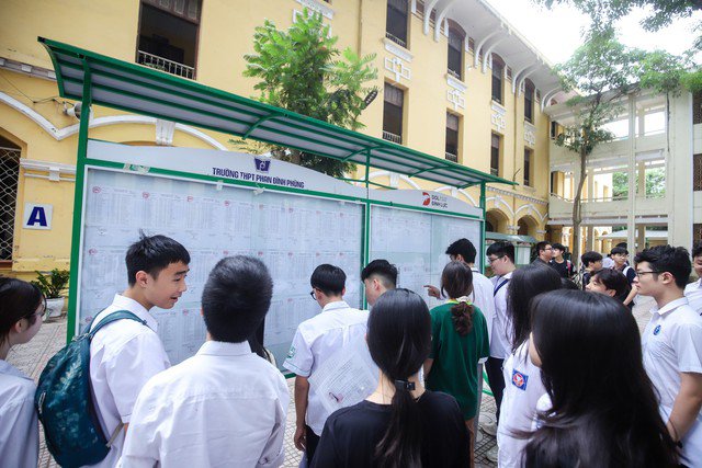 Học sinh tham dự kỳ thi tuyển sinh lớp 10 tại Hà Nội năm trước.