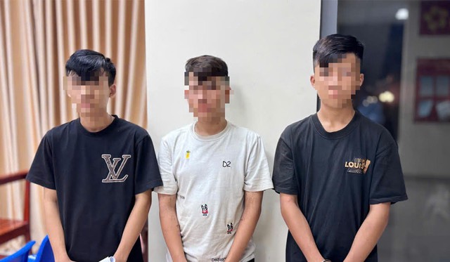 Ba đối tượng gây ra các vụ cướp. Ảnh: Tiến Tầm