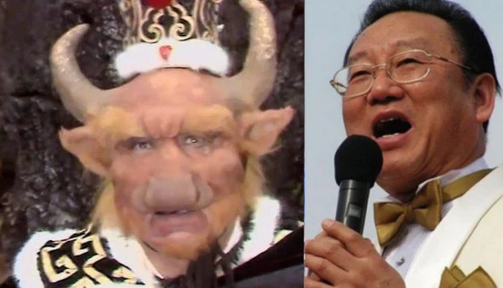 Danh ca Tưởng Đại Vy đóng một vài phân cảnh của Ngưu Ma Vương trong "Tây du ký 1986".