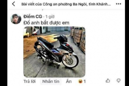 Lên mạng thách thức "Đố anh bắt được em", thanh niên bị công an mời làm việc