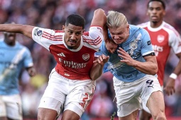 Kịch bản Man City - Arsenal phân định ngôi vua Ngoại hạng Anh bằng hiệu số ở vòng 38