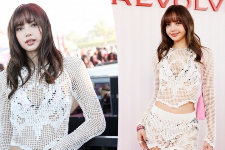 Lisa diện váy ngắn, quẩy hết mình ở Coachella