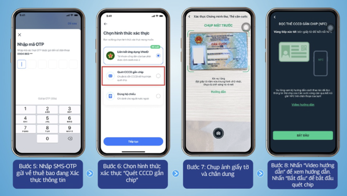 Từ 15-4, thuê bao di động nào bắt buộc phải xác thực khuôn mặt để không bị khoá sim? - 7