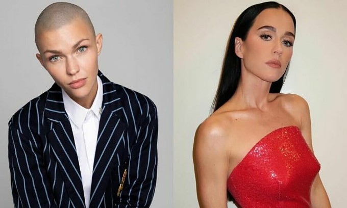Chân dung diễn viên Ruby Rose (trái) và Katy Perry. Ảnh: Instagram Ruby Rose/ Instagram Katy Perry