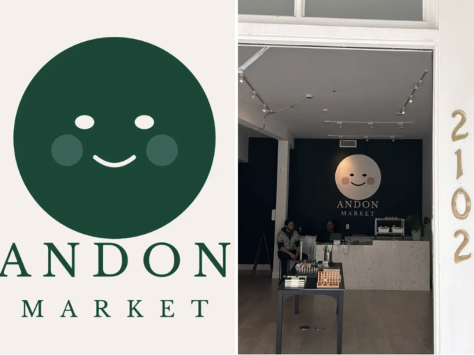 Logo không đồng nhất của Andon Market. Ảnh: Andon Labs