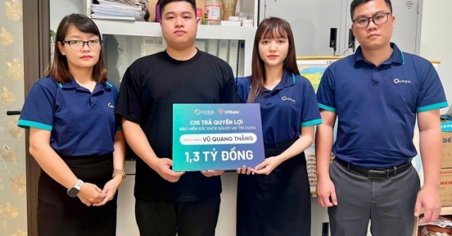 OPES chi trả 1,3 tỷ đồng bảo hiểm cho chủ doanh nghiệp tại Hải Phòng