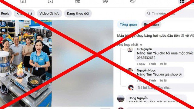 Quảng cáo bếp ga chạy bằng nước.