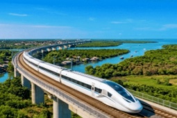 Phối cảnh đường sắt cao tốc đầu tiên ở phía Bắc