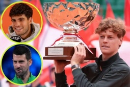 Sinner đạt 5 cột mốc đáng tự hào sau vô địch Monte Carlo, Djokovic cũng thán phục
