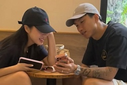 Doãn Hải My - Đoàn Văn Hậu diện đồ đôi xuống phố