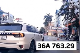 Ô tô 36A-763.29 lấn làn, dùng biển số không đúng đăng ký bị phạt 51 triệu