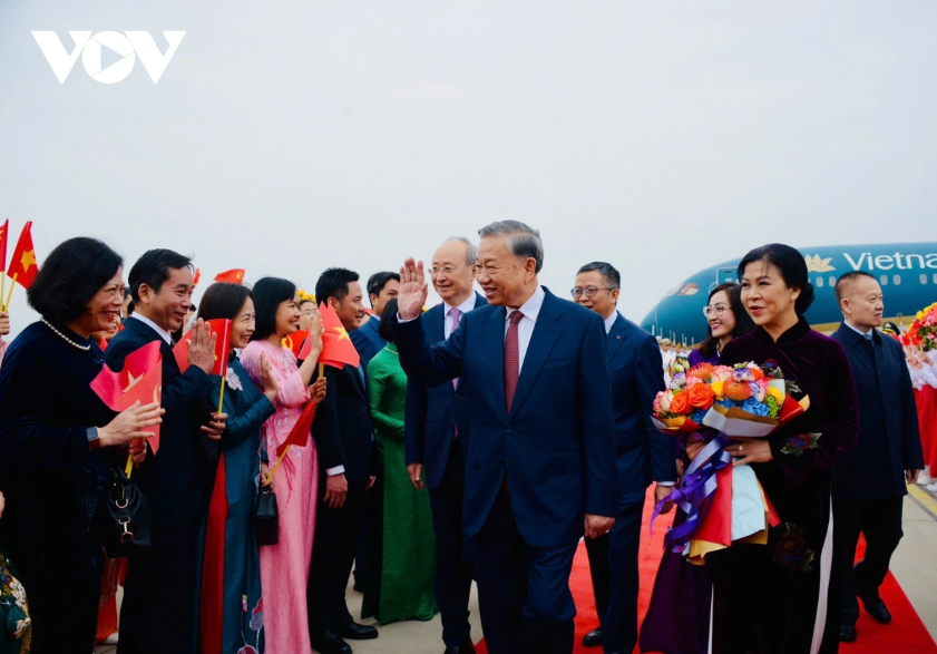 Tổng Bí thư, Chủ tịch nước Tô Lâm tới Bắc Kinh bắt đầu các hoạt động thăm cấp Nhà nước Trung Quốc - 3