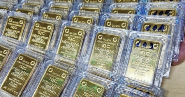 Sáng 14-4, giá vàng miếng SJC và vàng nhẫn tiếp tục tăng vọt