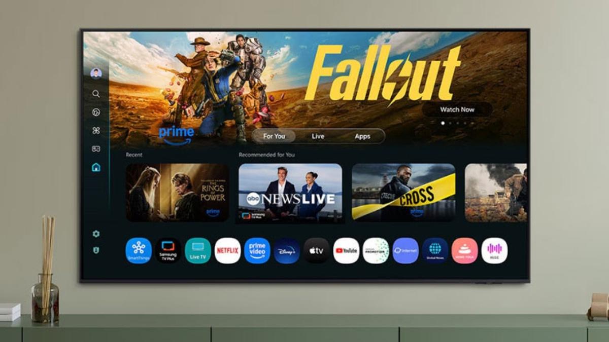 Màn hình QLED 4K hiển thị màu sắc rực rỡ, sống động