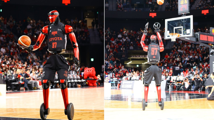 Robot bóng rổ CUE7 của Toyota cho thấy trí tuệ nhân tạo có thể học hỏi và chơi bóng như con người.