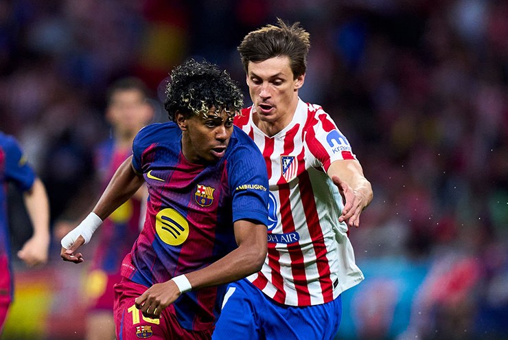 Video bóng đá Atletico Madrid - Barcelona: Cảm hứng Yamal, thẻ đỏ tai hại (Cúp C1)