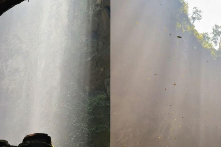 Dân mạng mê mẩn clip thiên nhiên 'rót vàng' vào hang Sơn Đoòng như cảnh tiên