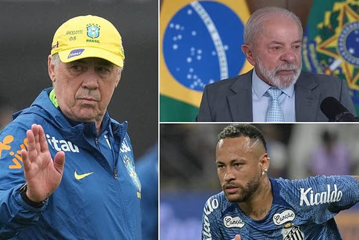 Ancelotti hỏi ý kiến Tổng thống Brazil có nên cho Neymar dự World Cup 2026