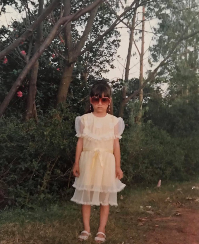 Hồ Ngọc Hà lúc nhỏ.