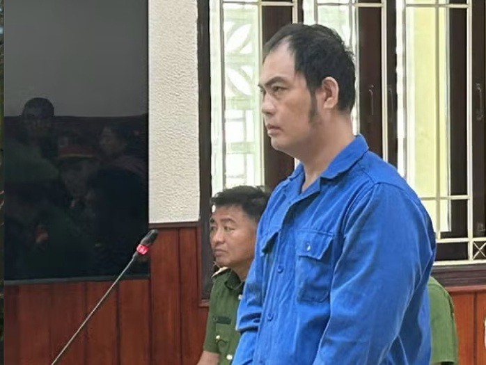 Bị cáo Huỳnh Du tại phiên toà