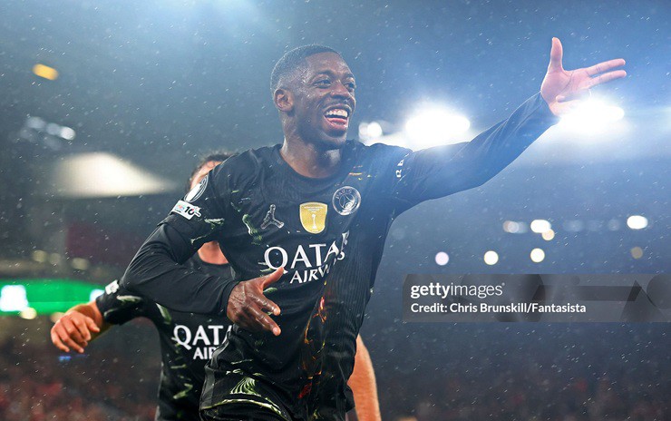 Dembele&nbsp;tỏa sáng giúp&nbsp;PSG vượt qua Liverpool, tiến vào bán kết Champions League