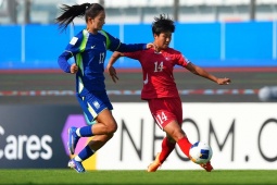 Video bóng đá nữ U20 Triều Tiên - Hàn Quốc: Siêu phẩm mở điểm, phối hợp như đá tập (Giải châu Á)