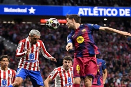 Trực tiếp bóng đá Atletico Madrid - Barcelona: Araujo bỏ lỡ (Cúp C1) (Hết giờ)