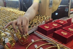 Sáng 15-4, giá vàng miếng SJC và vàng nhẫn tăng tới 2,5 triệu đồng mỗi lượng