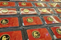 Cuối ngày 15-4, giá vàng miếng tại SJC, Mi Hồng, Bảo Tín Minh Châu giảm nhanh