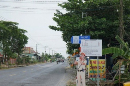 Mô hình hình nộm CSGT “bắn tốc độ” ở Tây Ninh nhận lời khen từ cộng đồng mạng