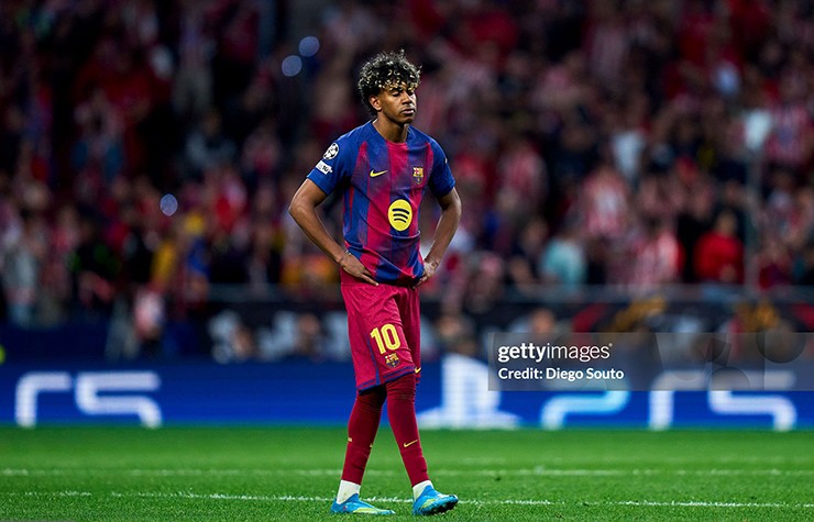 Yamal khép lại giấc mơ Champions League ngay tại Wanda Metropolitano