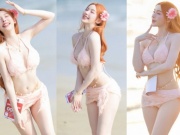 Nữ y tá có làn da trắng muốt, mặc bikini khuấy đảo đường chạy nội y