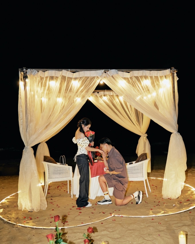 Vũ Văn Thanh cảm ơn bạn gái cho anh cơ hội được đồng hành từ nay về sau.