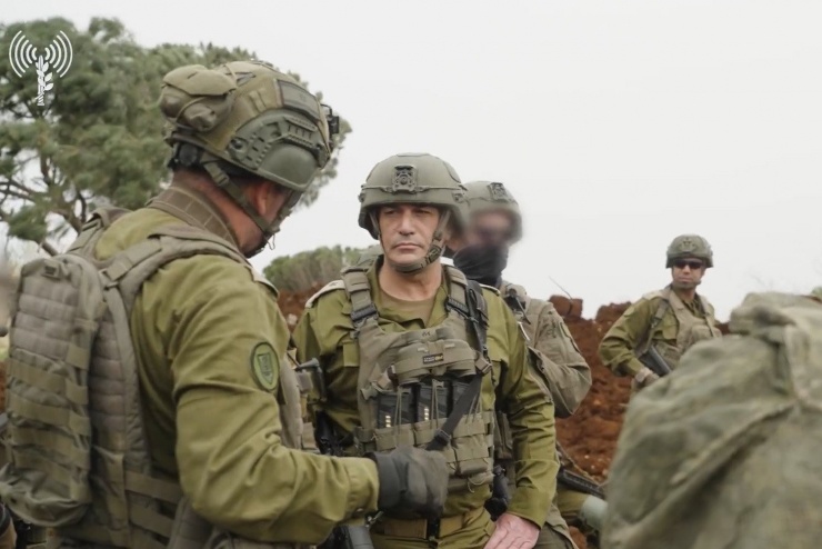 Tổng tham mưu trưởng IDF Eyal Zamir đi thị sát tiền tuyến. Ảnh: IDF