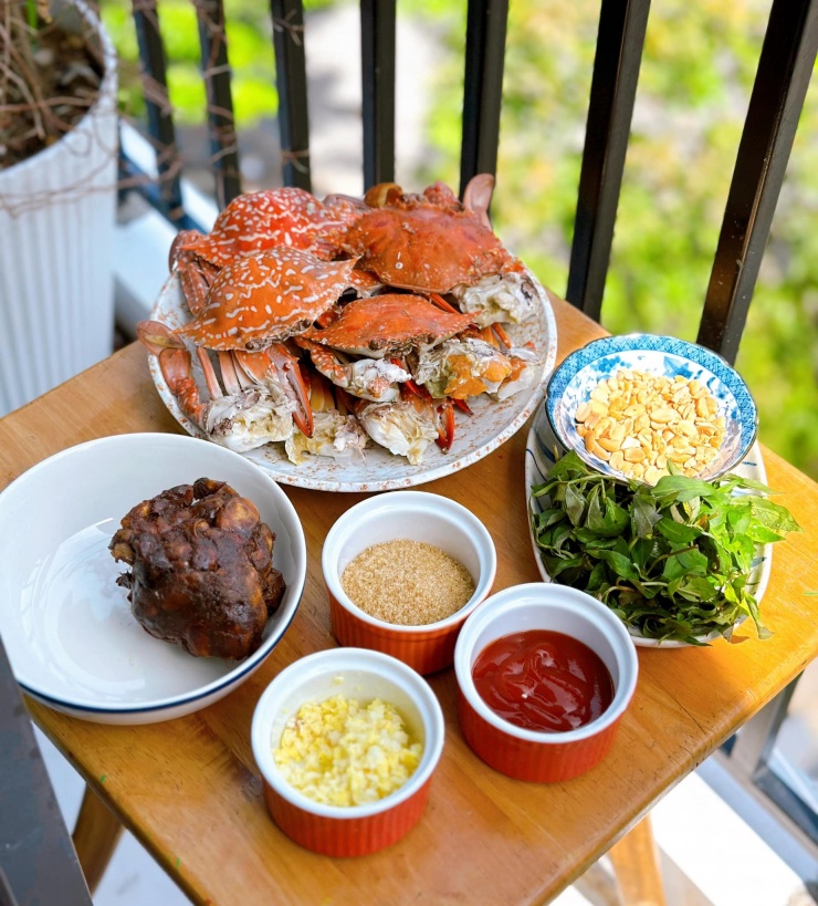Món ghẹ hấp tuy đơn giản nhưng đòi hỏi chút kinh nghiệm để ghẹ chín tới, chắc thịt và giữ được vị ngọt tự nhiên. Ảnh: Huỳnh Thị Nghĩa