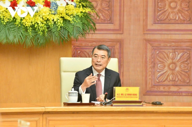 Thủ tướng Lê Minh Hưng bày tỏ sự trân trọng trước sự quan tâm của cộng đồng doanh nghiệp Hoa Kỳ đối với thị trường Việt Nam