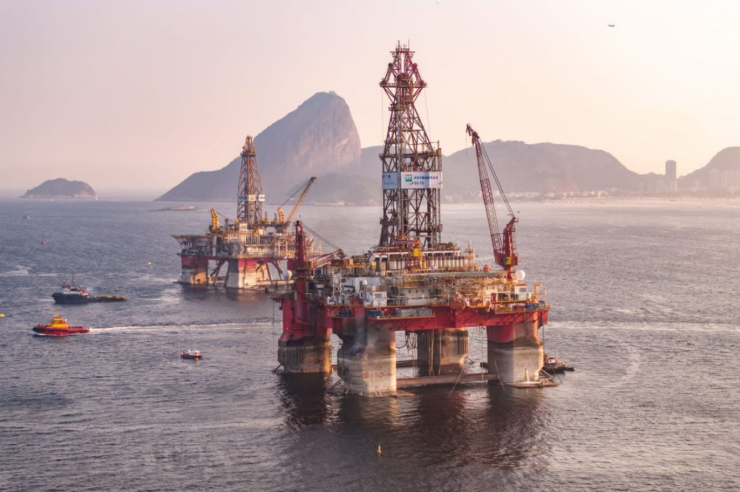 Hoạt động khoan dầu tại các mỏ dầu nằm dưới muối ngoài khơi Brazil.&nbsp;Ảnh: Click Oil and Gas