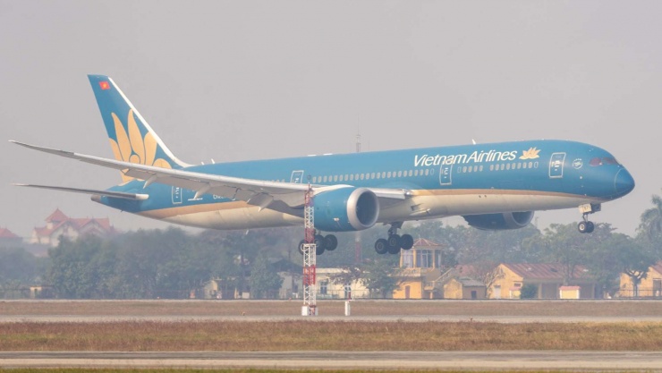 Hãng hàng không Vietnam Airlines.