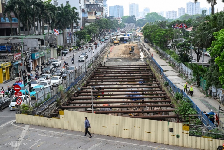 Bên trong đoạn ngầm metro Nhổn - ga Hà Nội - 8