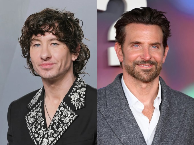 Barry Keoghan (trái) và Bradley Cooper. Ảnh: Wire