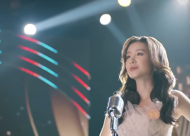 Vi Minh đăng quang cuộc thi Hoa hậu sau màn trả lời ứng xử đầy thuyết phục. Ảnh VTV