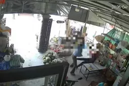 Đối tượng tấn công người khác, mang rựa cố thủ trong hang đá