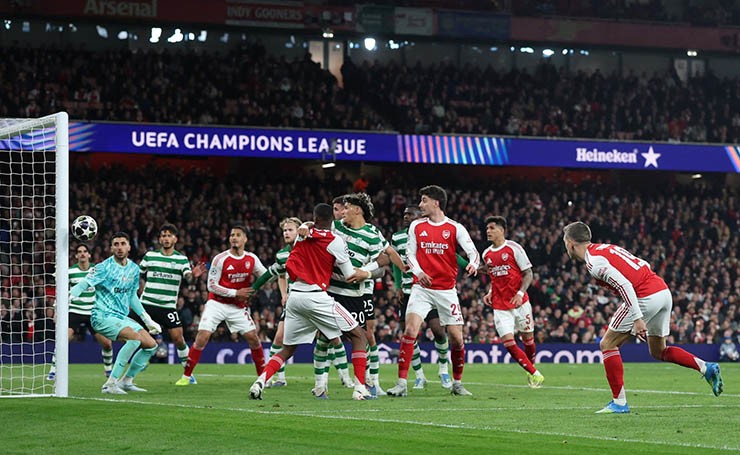 Arsenal vượt qua Sporting Lisbon, ghi danh bán kết Champions League