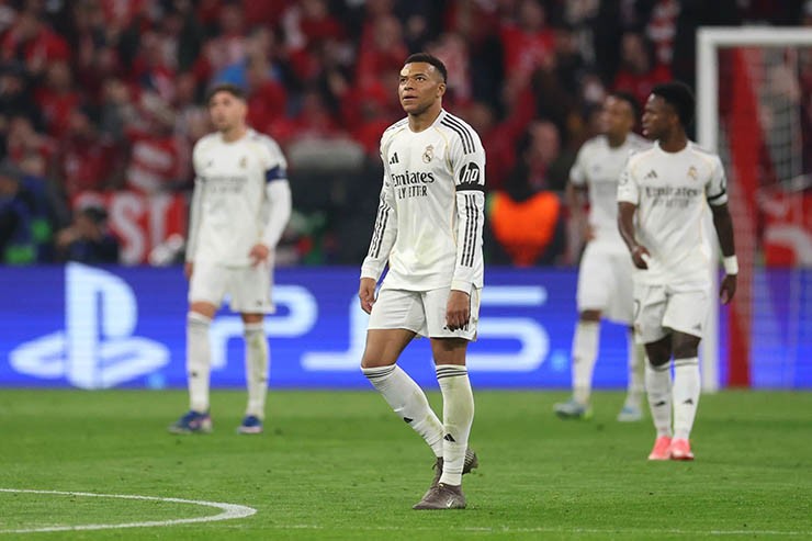 Mbappe trở thành "biểu tượng thất bại" của Real Madrid