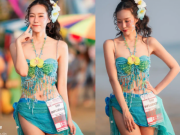 Mỹ nhân mặc bikini "nàng tiên cá", gây xốn xang ở sự kiện chạy bộ nội y