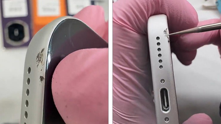 Điều ấn tượng hơn nữa là các chuyên gia đang phục chế những chiếc iPhone 17 Pro Max này một cách tỉ mỉ đến từng chi tiết.