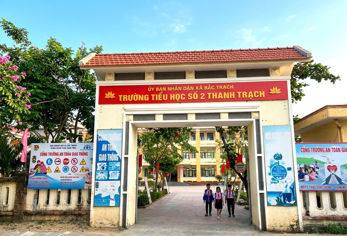 Trường Tiểu học số 2 Thanh Trạch (Ảnh Hoàng Phúc)