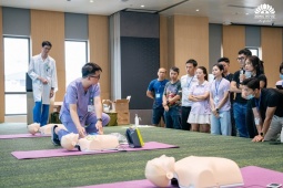 BVĐK Hồng Ngọc tổ chức khóa đào tạo sơ cấp cứu cho đội ngũ vận hành giải chạy Hanoi Mountain Trail